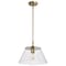 Nuvo Dover 1-Light Medium Pendant - Vintage Brass with Clear Glass 60/7413 - alternate 1